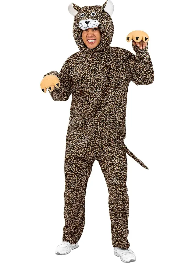 Funidelia Leopardo costume adulto marrone animali giungla