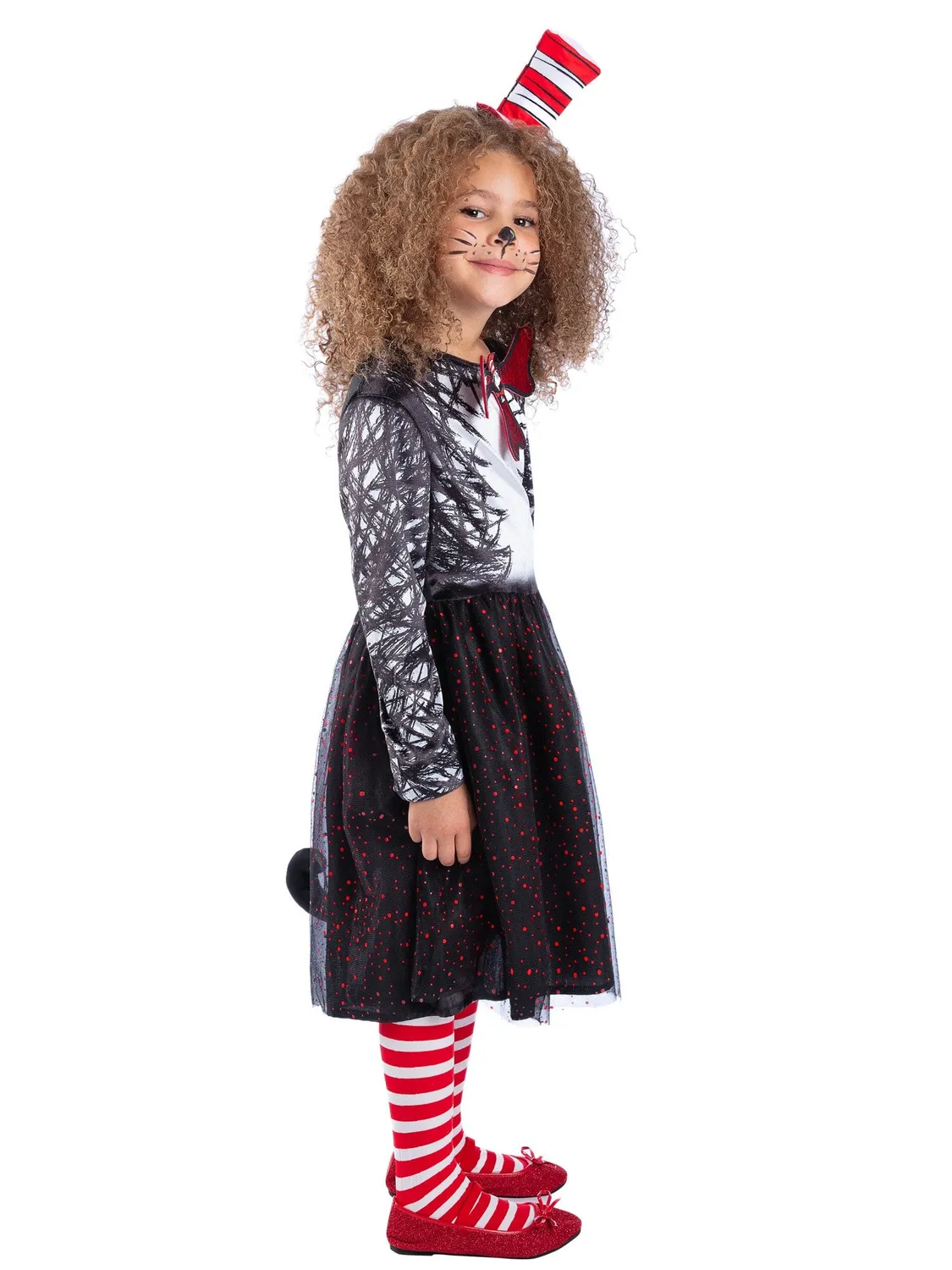 Smiffys Dr Seuss Cat in Hat costume bambina M