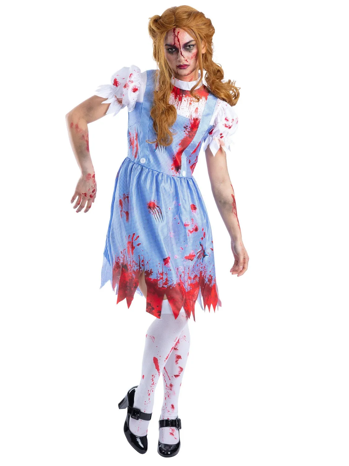 Smiffys Zombie Country Girl Costume donna M