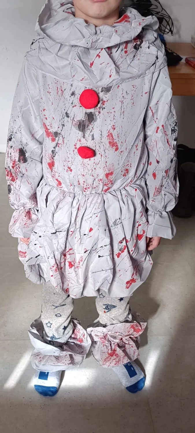 Guirca Clown Satanico costume bambino 7-9 anni Halloween