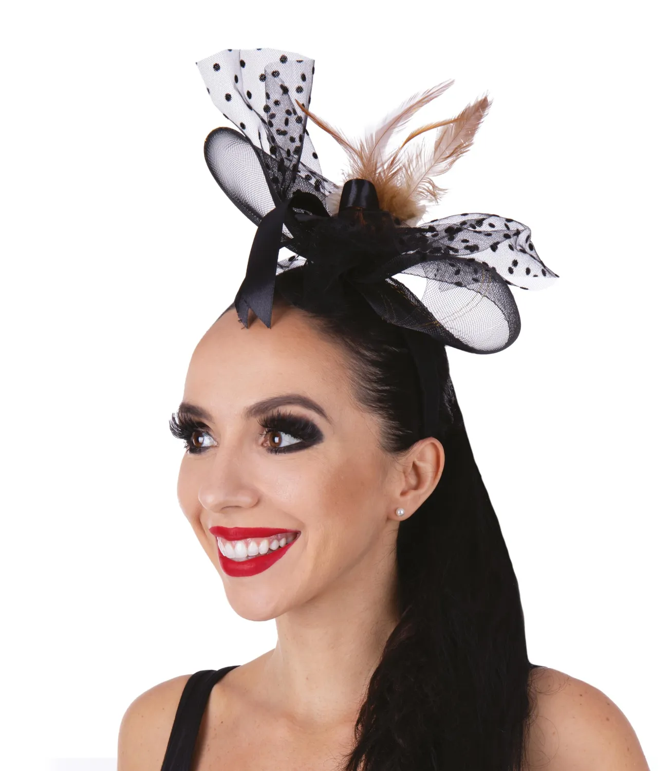 P'tit Clown cerchietto Halloween vintage nero