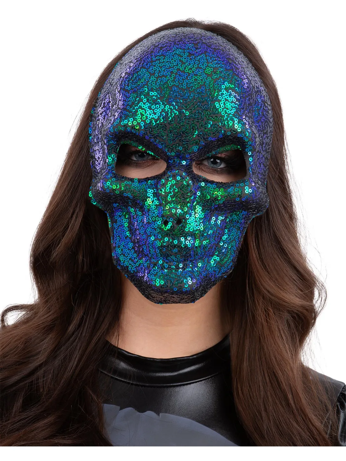 Smiffys maschera robot argentata con gioielli adulto