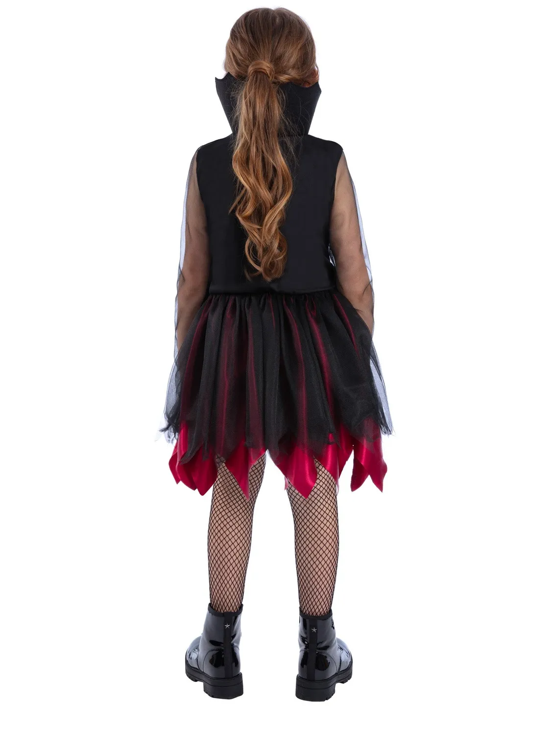 Smiffys Grunge Vampire costume bambina L 10-12 anni nero-rosso