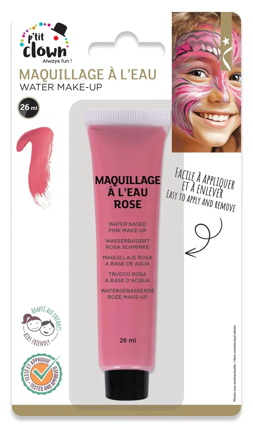 P'tit Clown 24104 Ombretto Liquido Rosa 26 ml