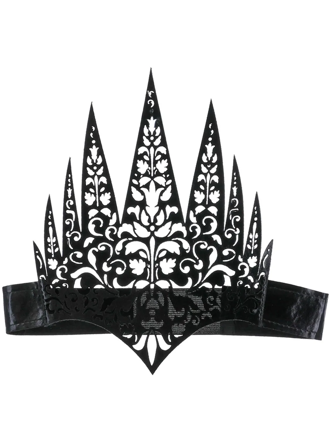 Smiffys corona regina nera cerchietto gotico