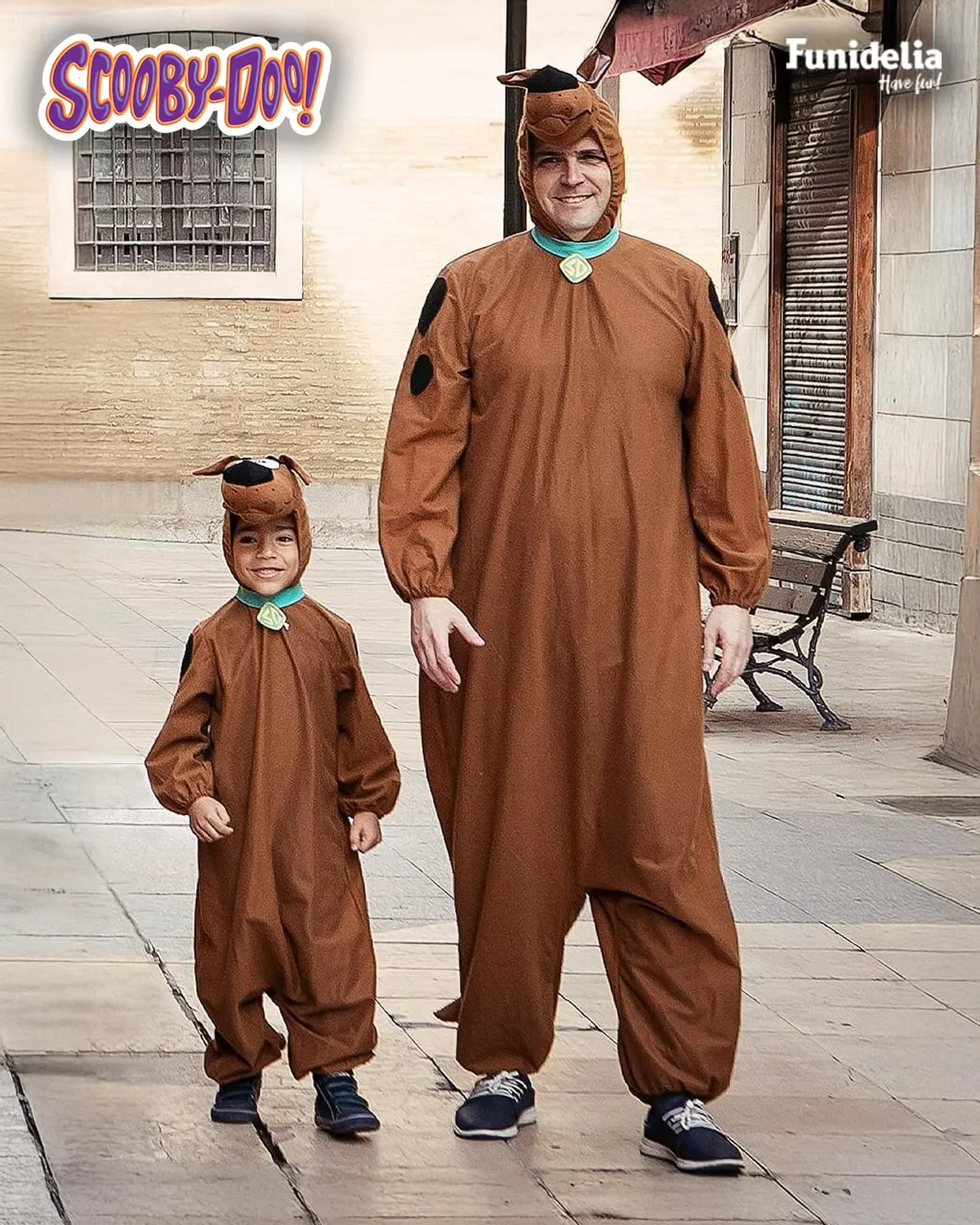 Funidelia Scooby Doo Tuta costume adulto M con testa peluche