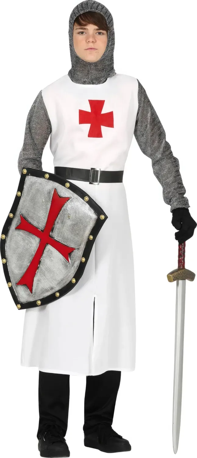Fiestas Guirca Cavaliere Templare Costume Bambini Medievale
