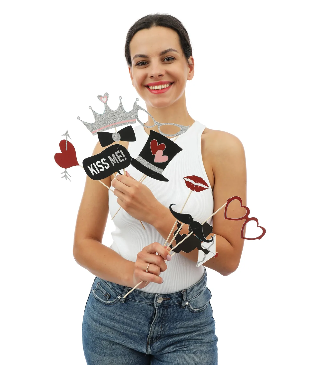 P'tit Clown Amore Shocks photobooth San Valentino 10 pezzi