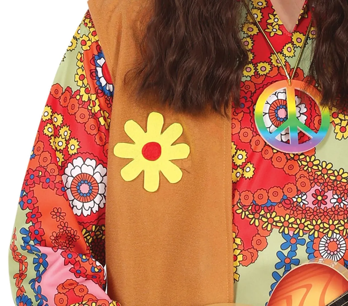 Fiestas Guirca Peacemaker costume hippie M 48-50 multicolore