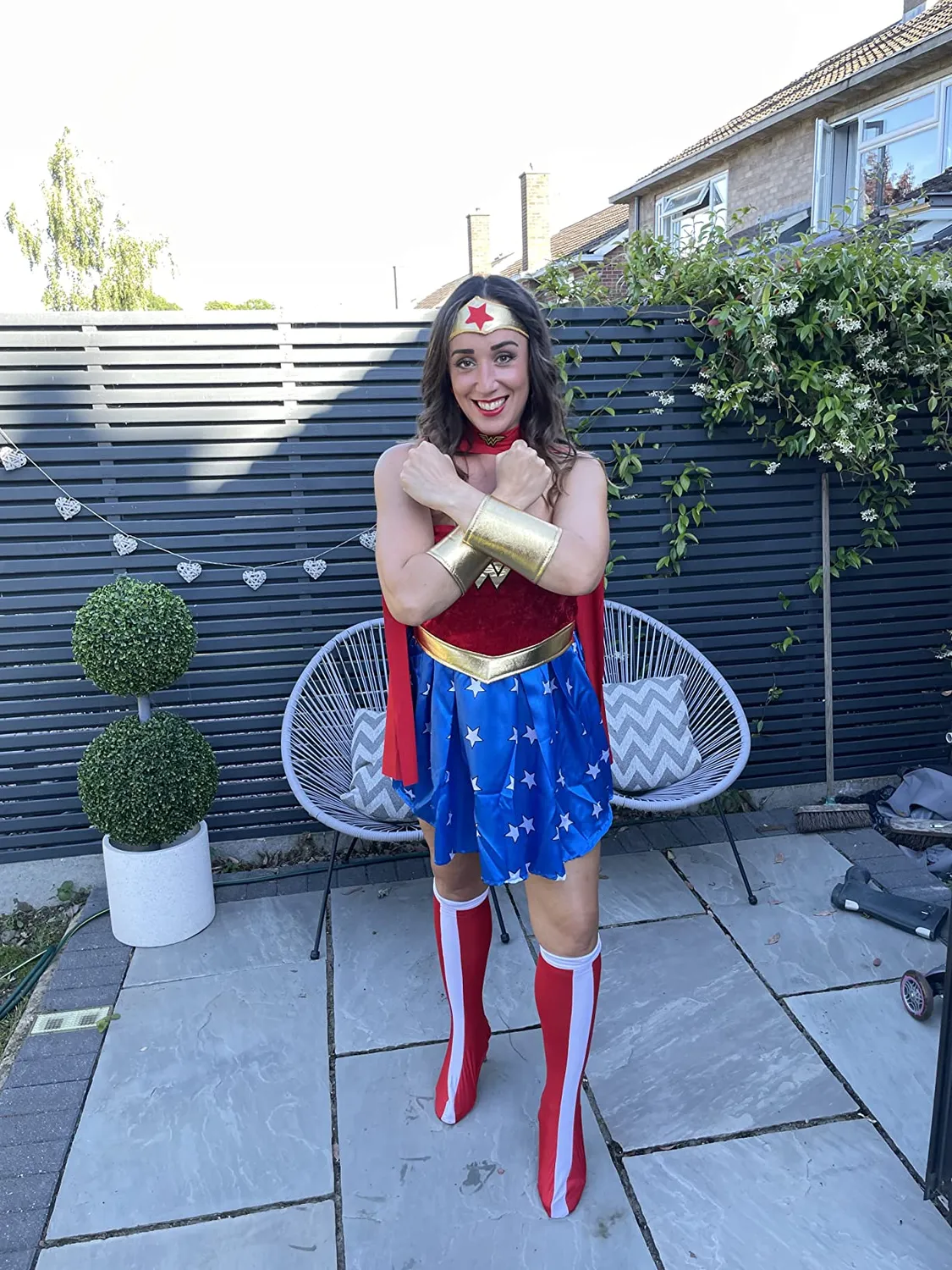 Funidelia Wonder Woman costume donna M rosso