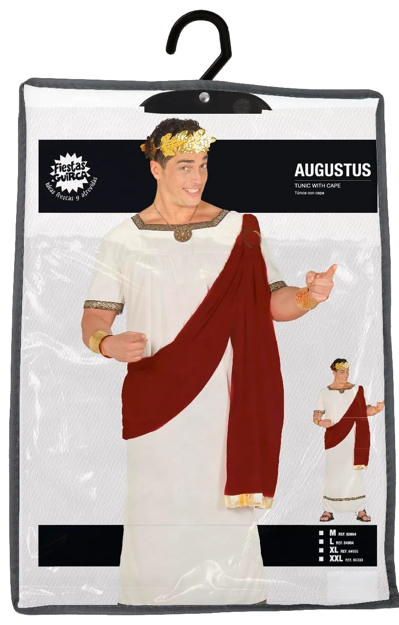 Guirca Romano Augusto Tunica Costume Beige Taglia L 52-54