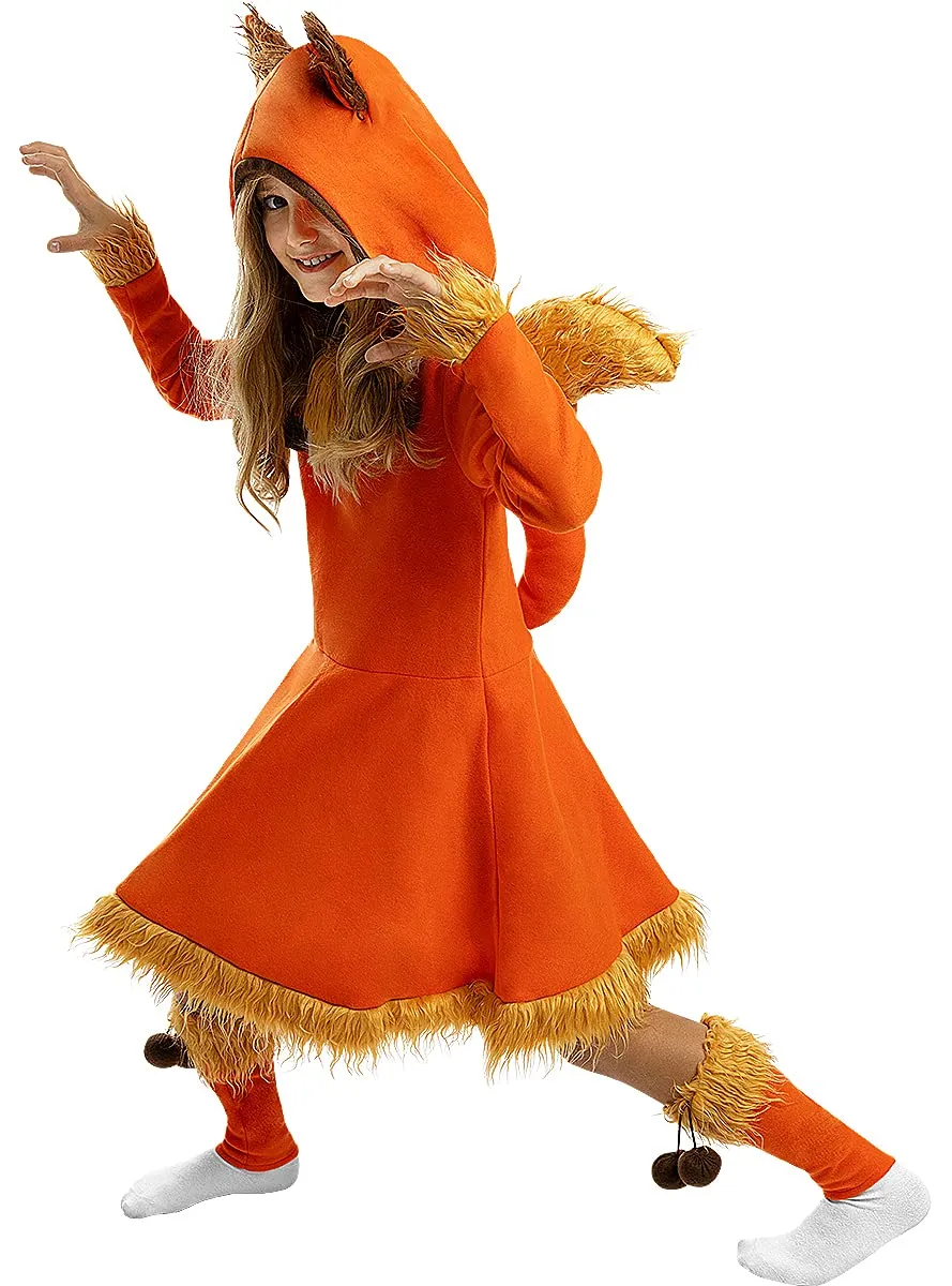 Funidelia Costume da volpe bambina 7-9 anni multicolore