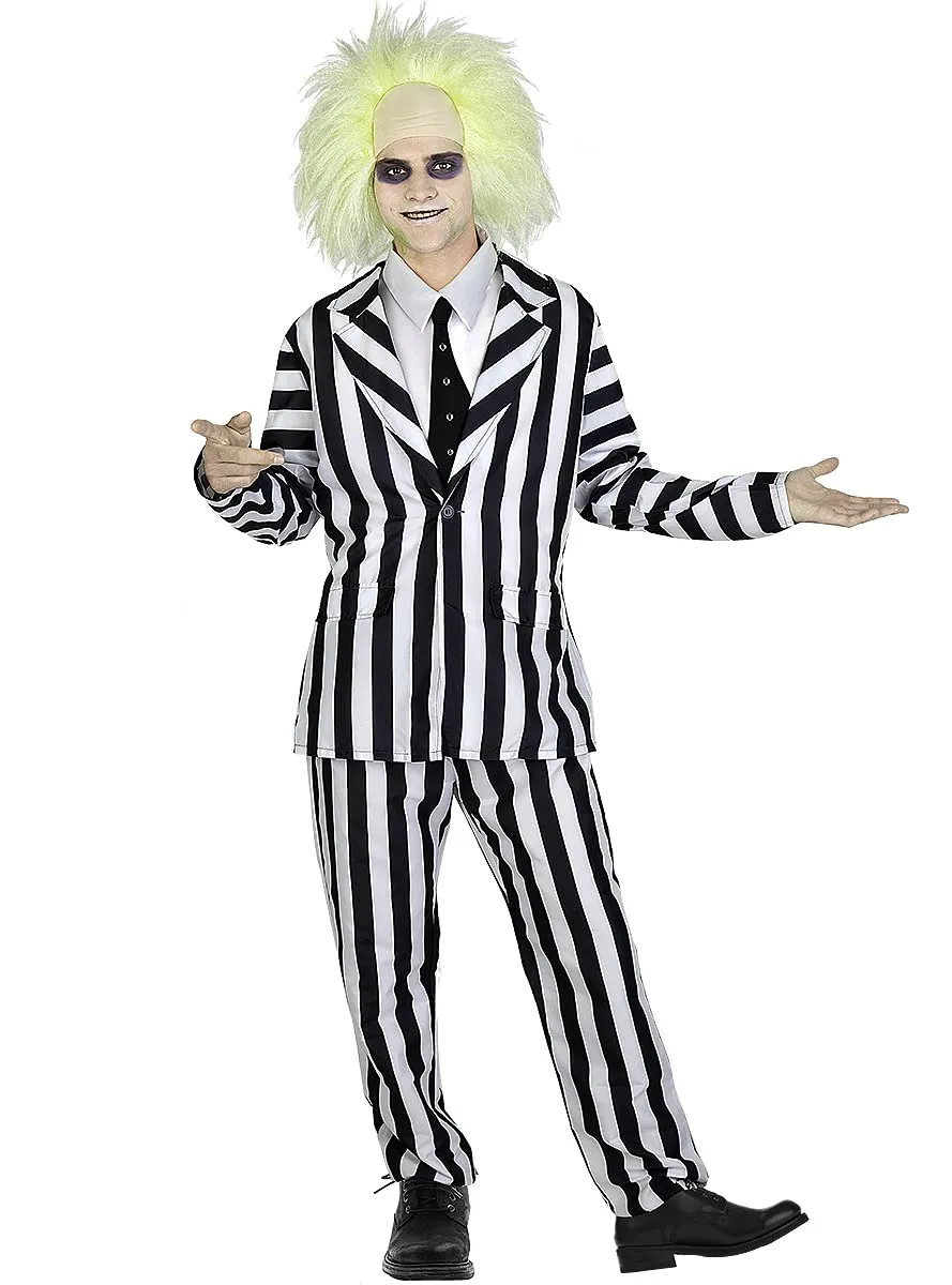 Funidelia Beetlejuice Parrucca Gialla Adulto horror