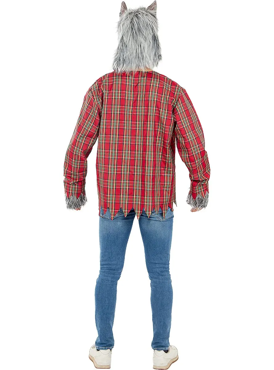 Funidelia costume lupo uomo marrone peloso Halloween