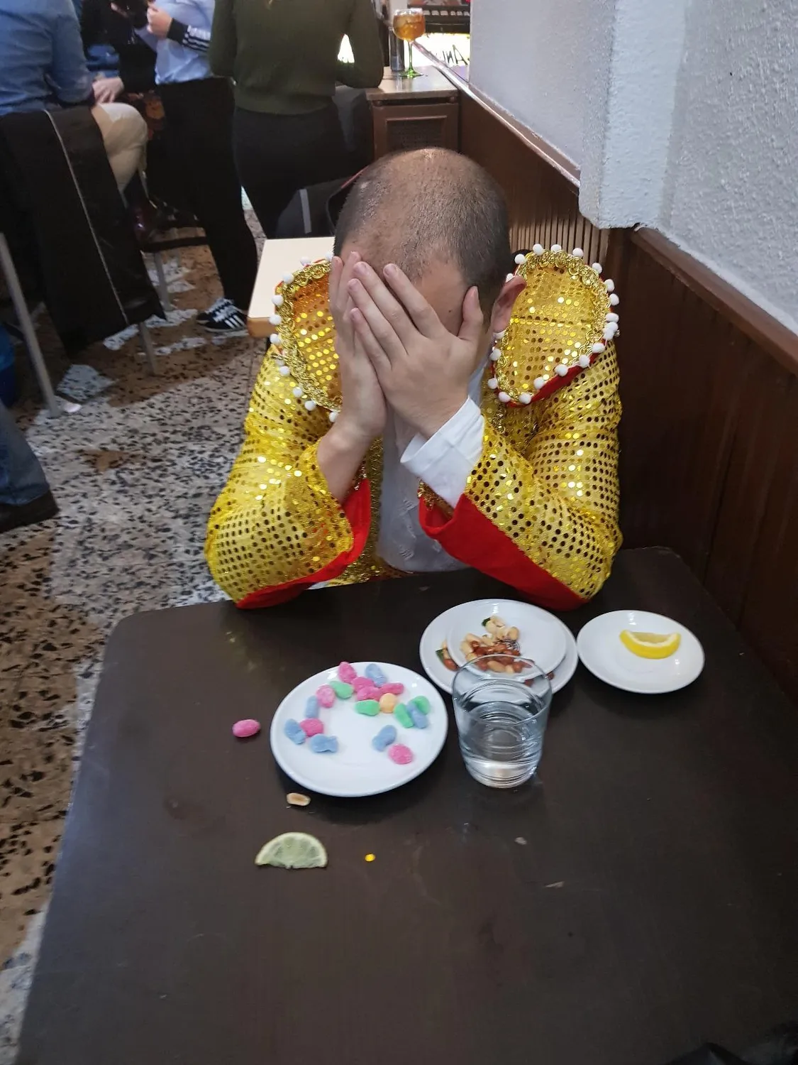 Guirca Torero costume uomo 48-50 oro rosso