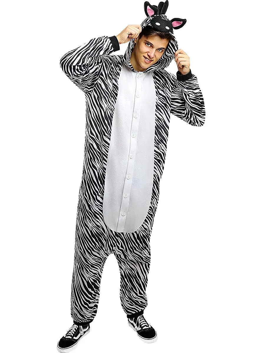 Funidelia zebra onesie costume S-M multicolore