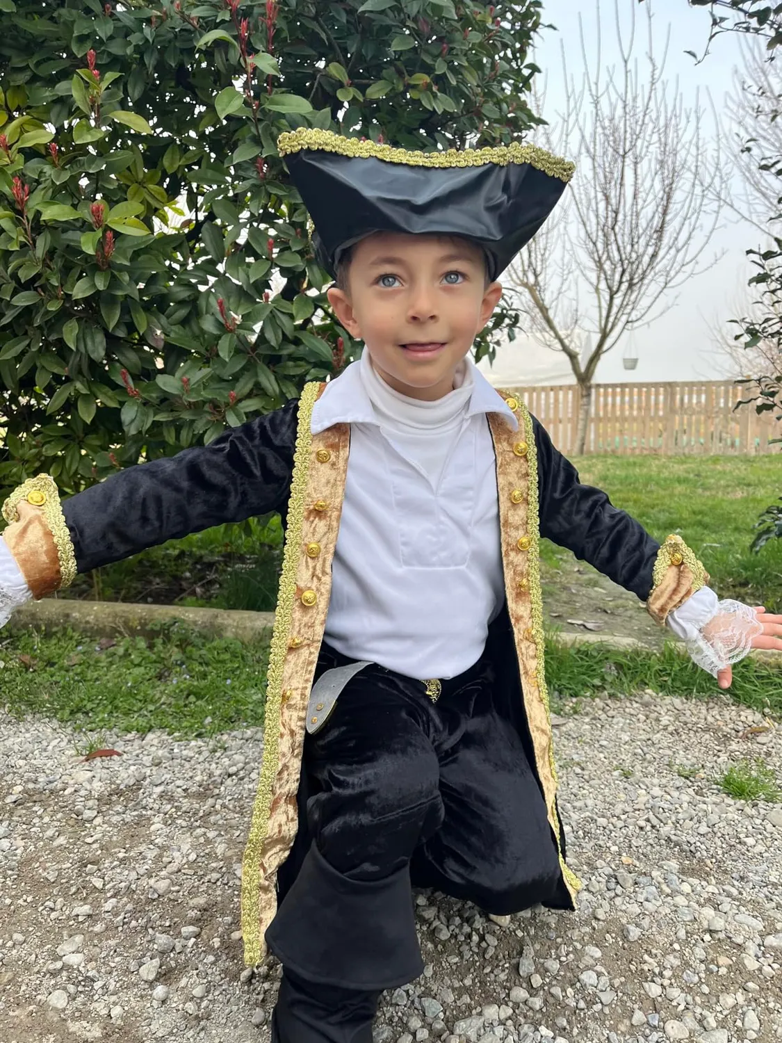 Funidelia Pirata Deluxe Coloniale costume bambino 7-9 anni multicolore