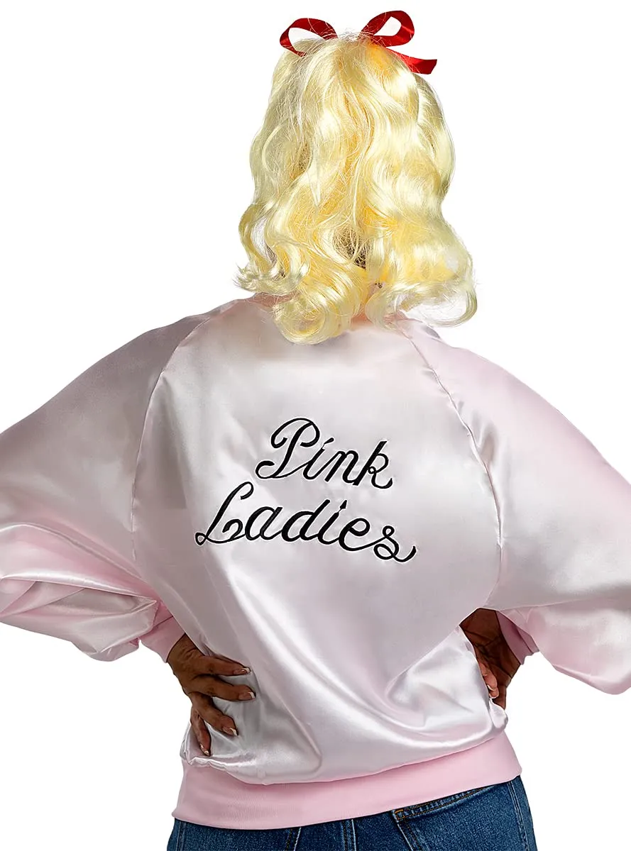 Funidelia Pink Girls parrucca donna anni 50 bianca Sandy