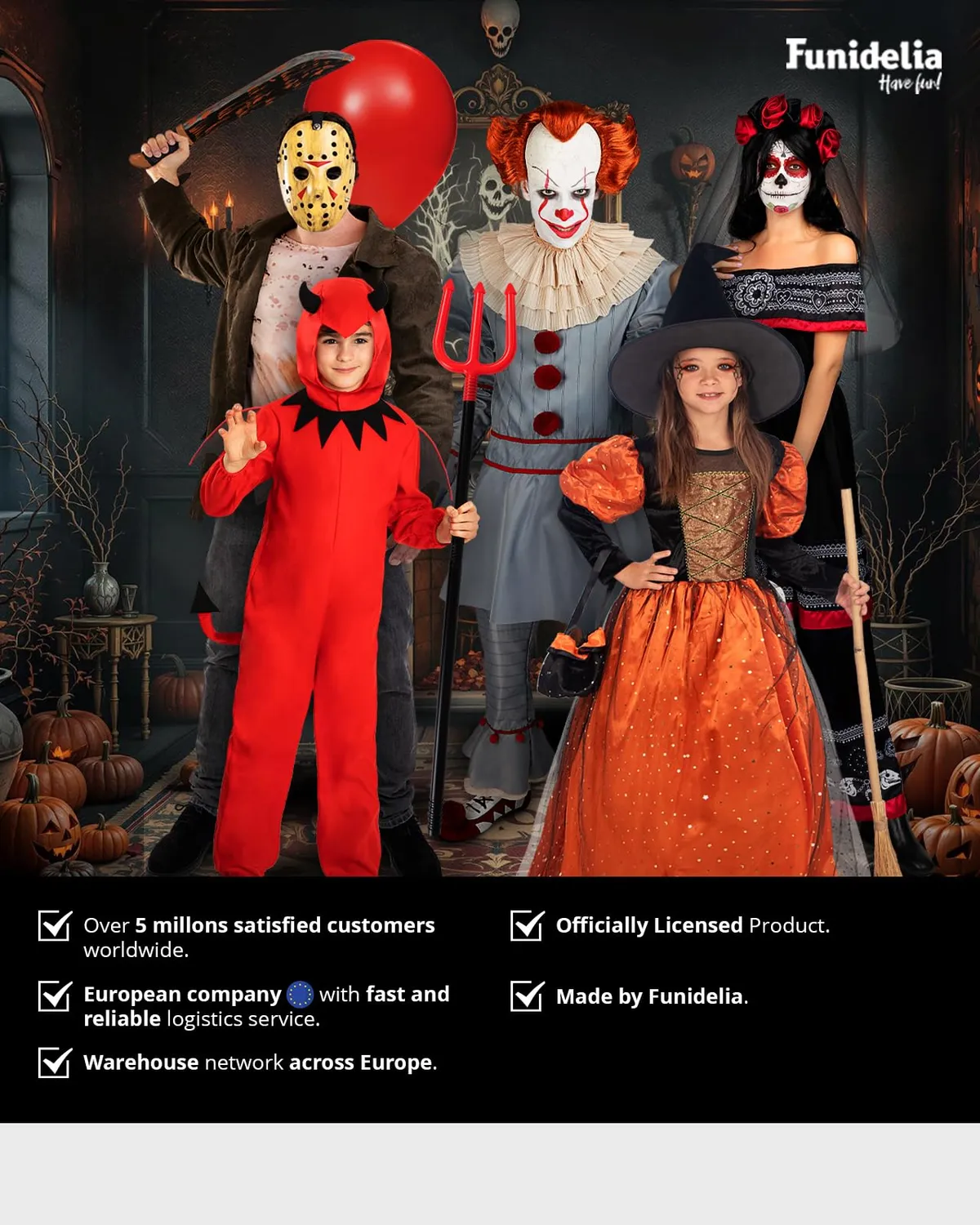 Funidelia Diavolessa costume bambina diavolo 7-9 anni