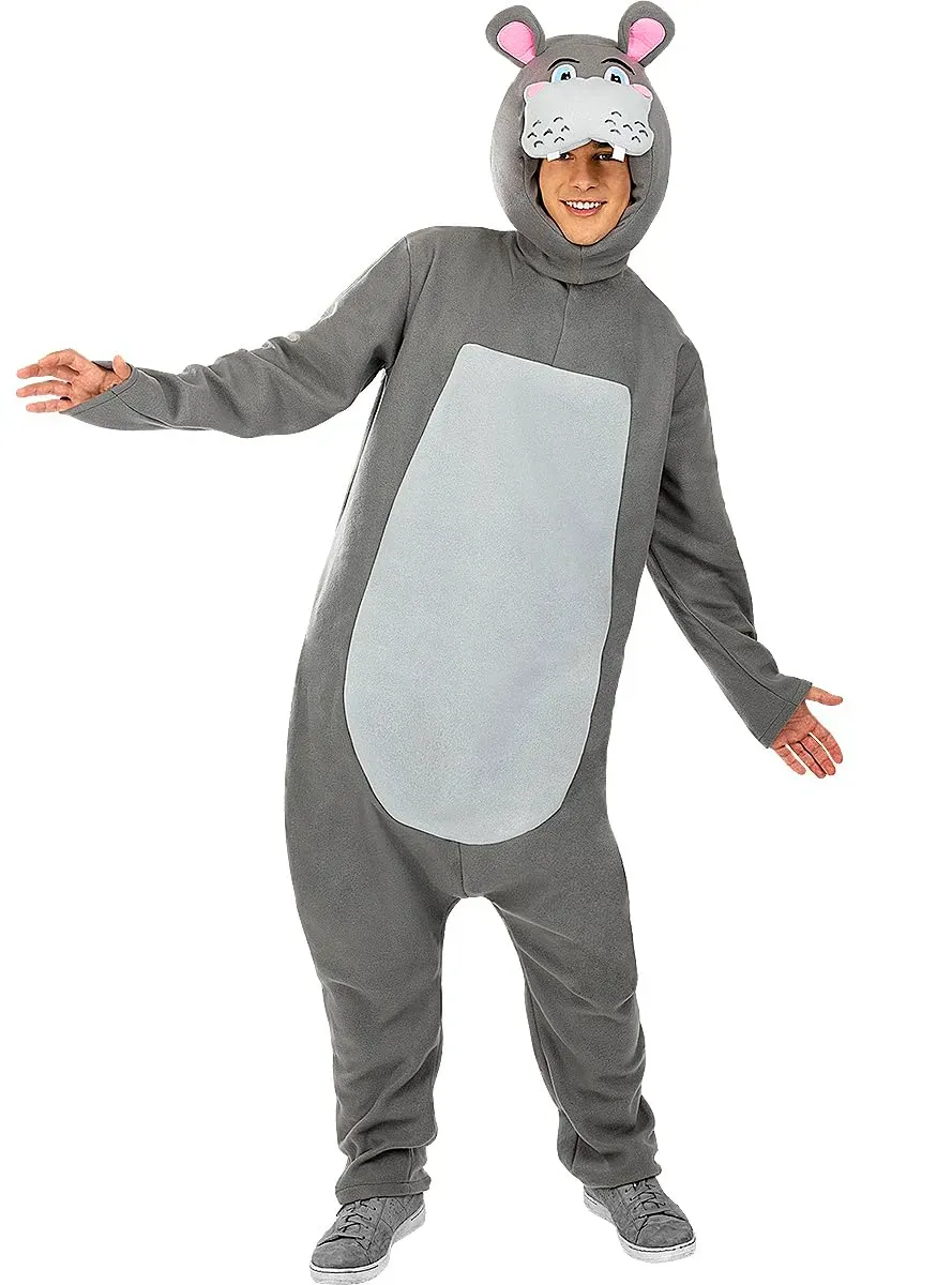Funidelia Ippopotamo costume adulto grigio