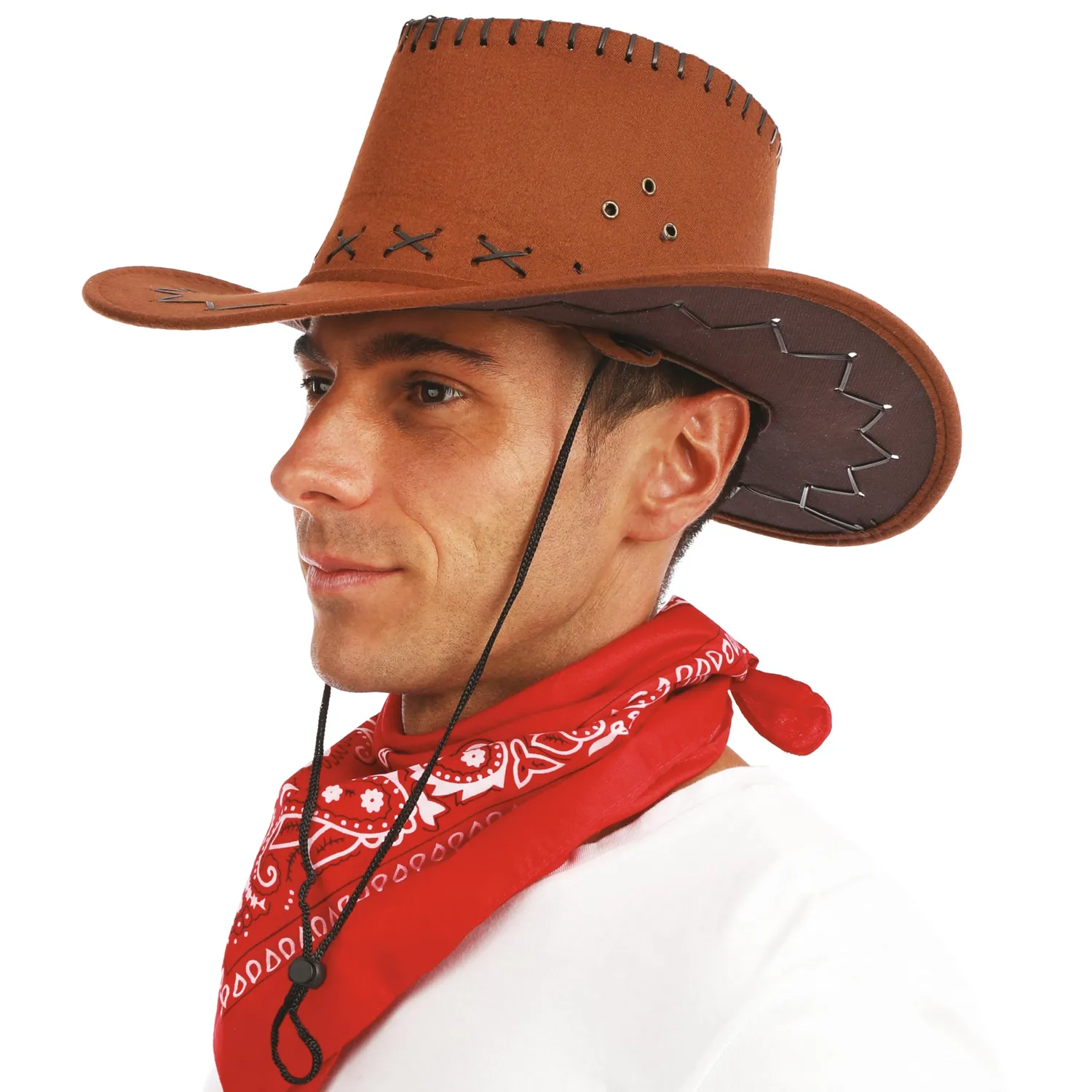 P'tit Clown 82011 cappello cowboy marrone nabuk
