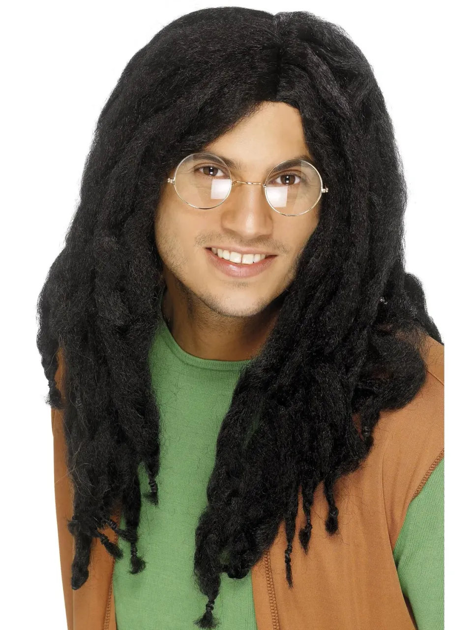 Smiffys Dreadlock Wig parrucca nera dreadlock taglia unica
