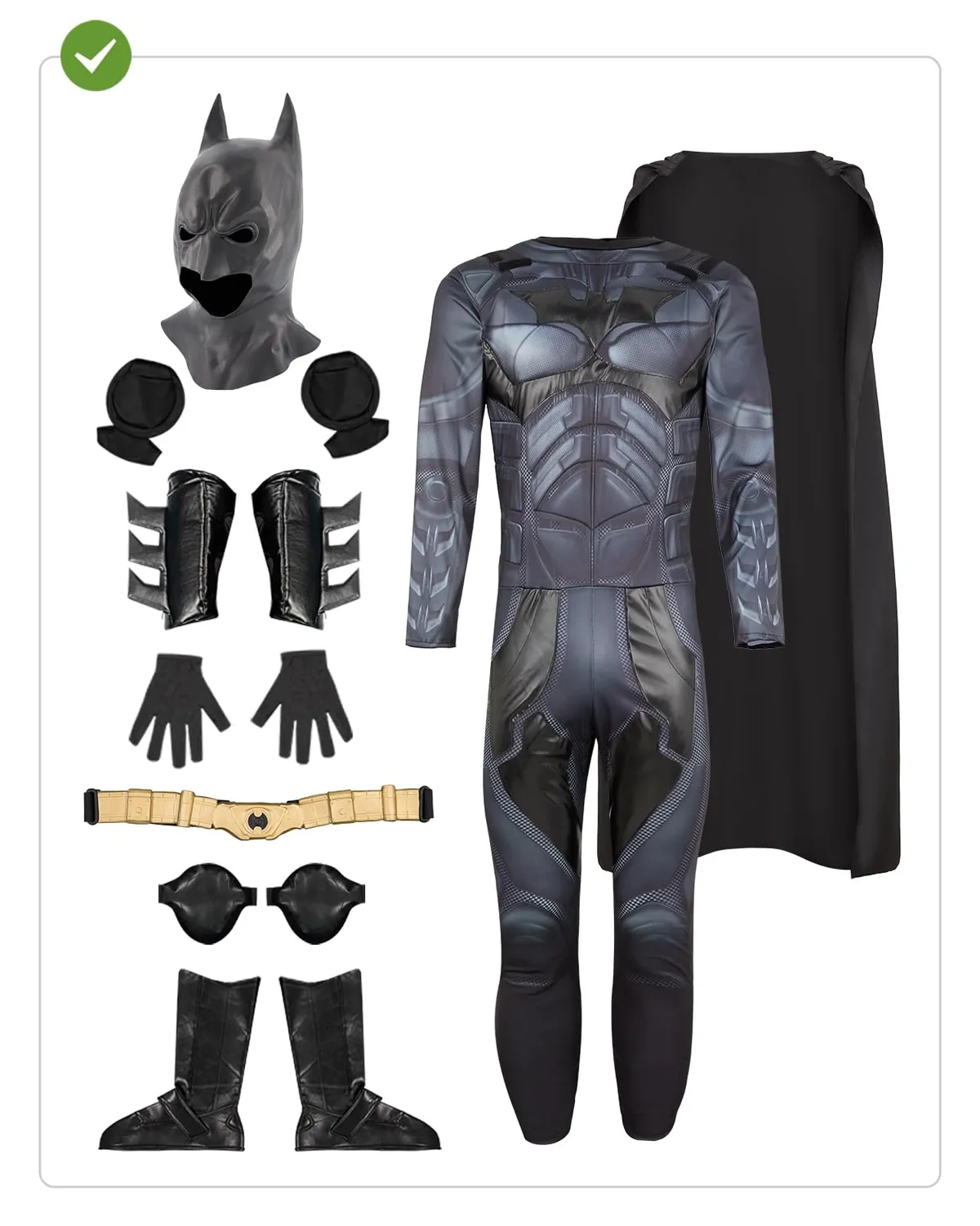 Funidelia Batman Cavaliere Oscuro Diamond costume uomo L