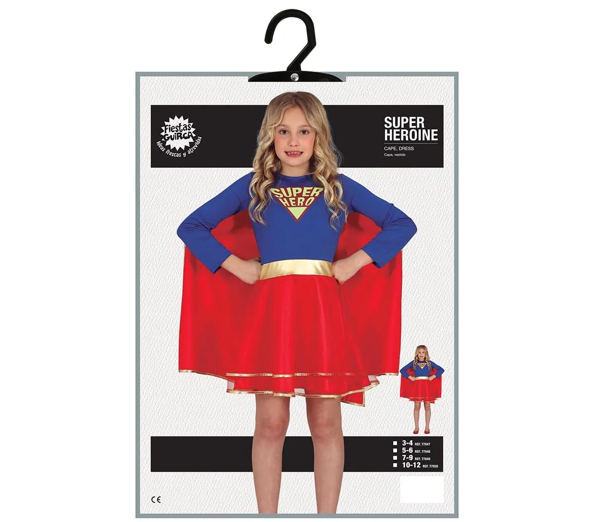 Guirca Supereroina costume bambina 14-16 anni