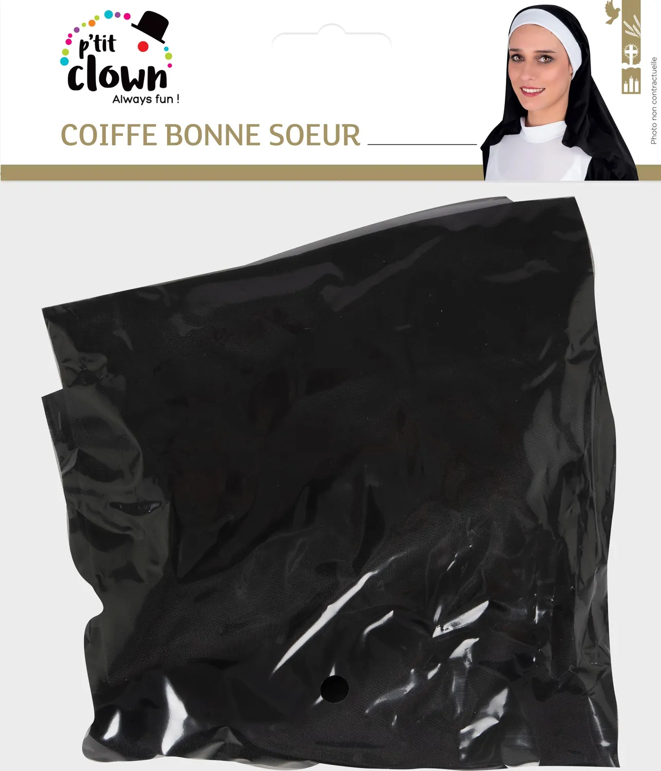 P'tit Clown acconciatura religiosa accessorio costume
