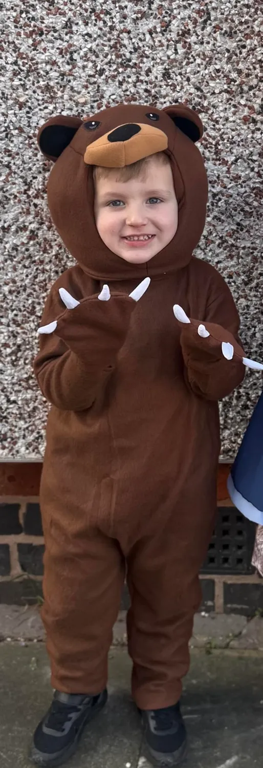 Funidelia Orso Bruno costume bambino 10-12 anni nero