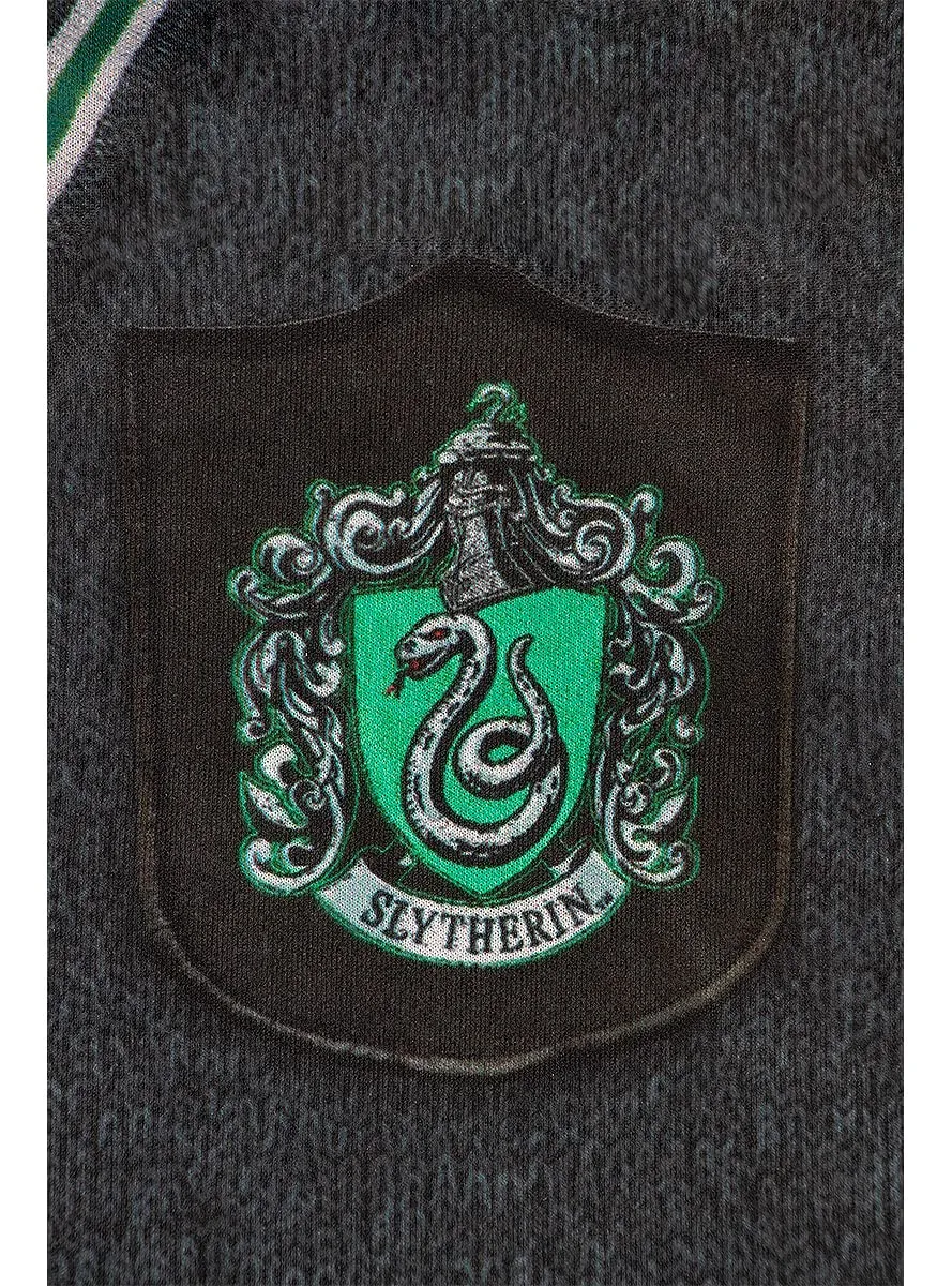 Funidelia Harry Potter Maglietta Serpeverde Donna Grigia M