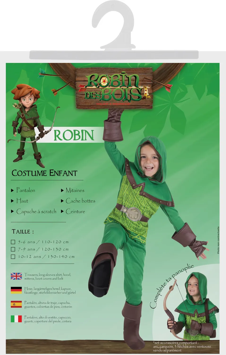 P'tit Clown re14092 costume Robin Legni 10/12 anni