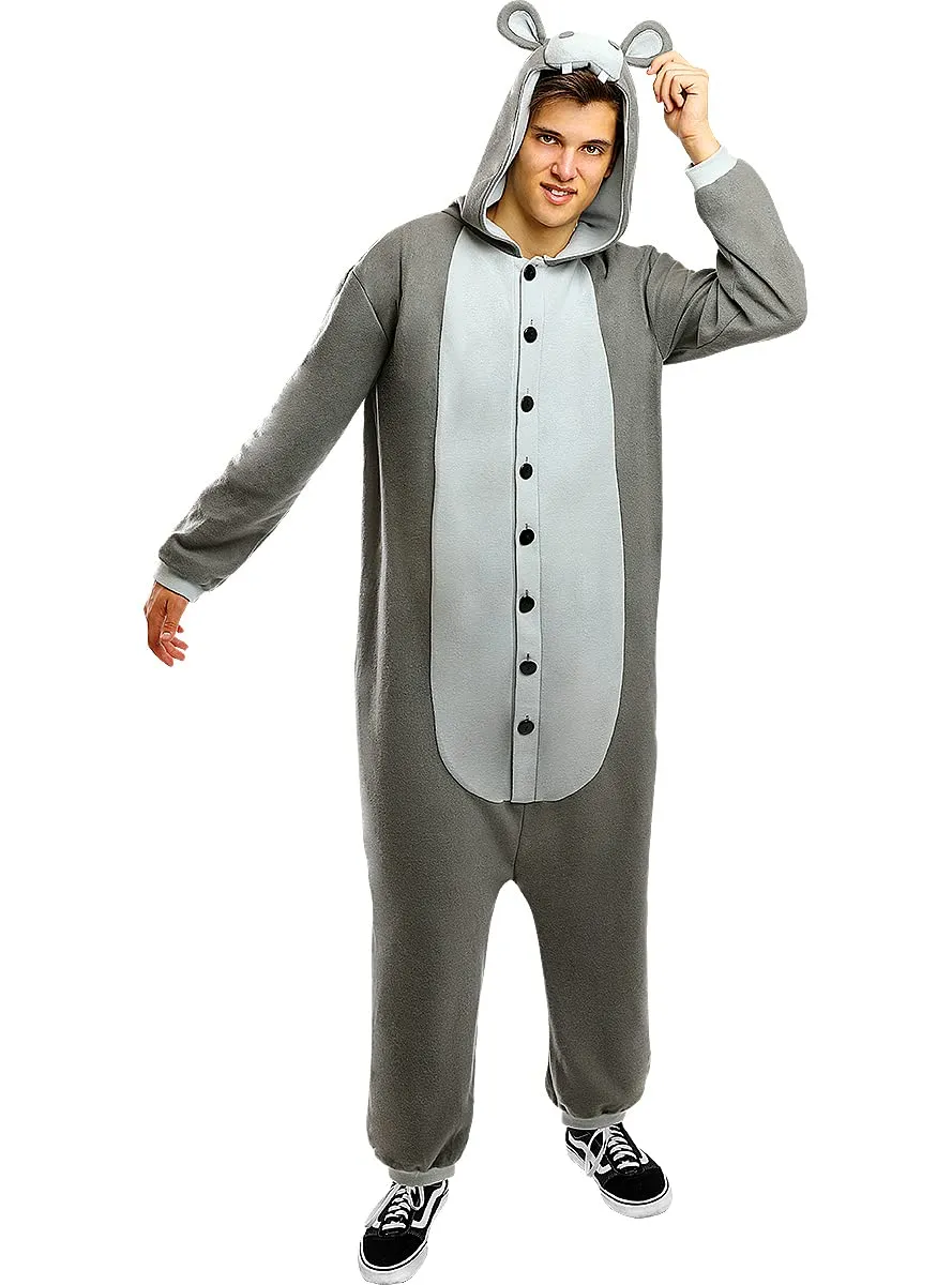 Funidelia Ippopotamo onesie costume adulto multicolore animali