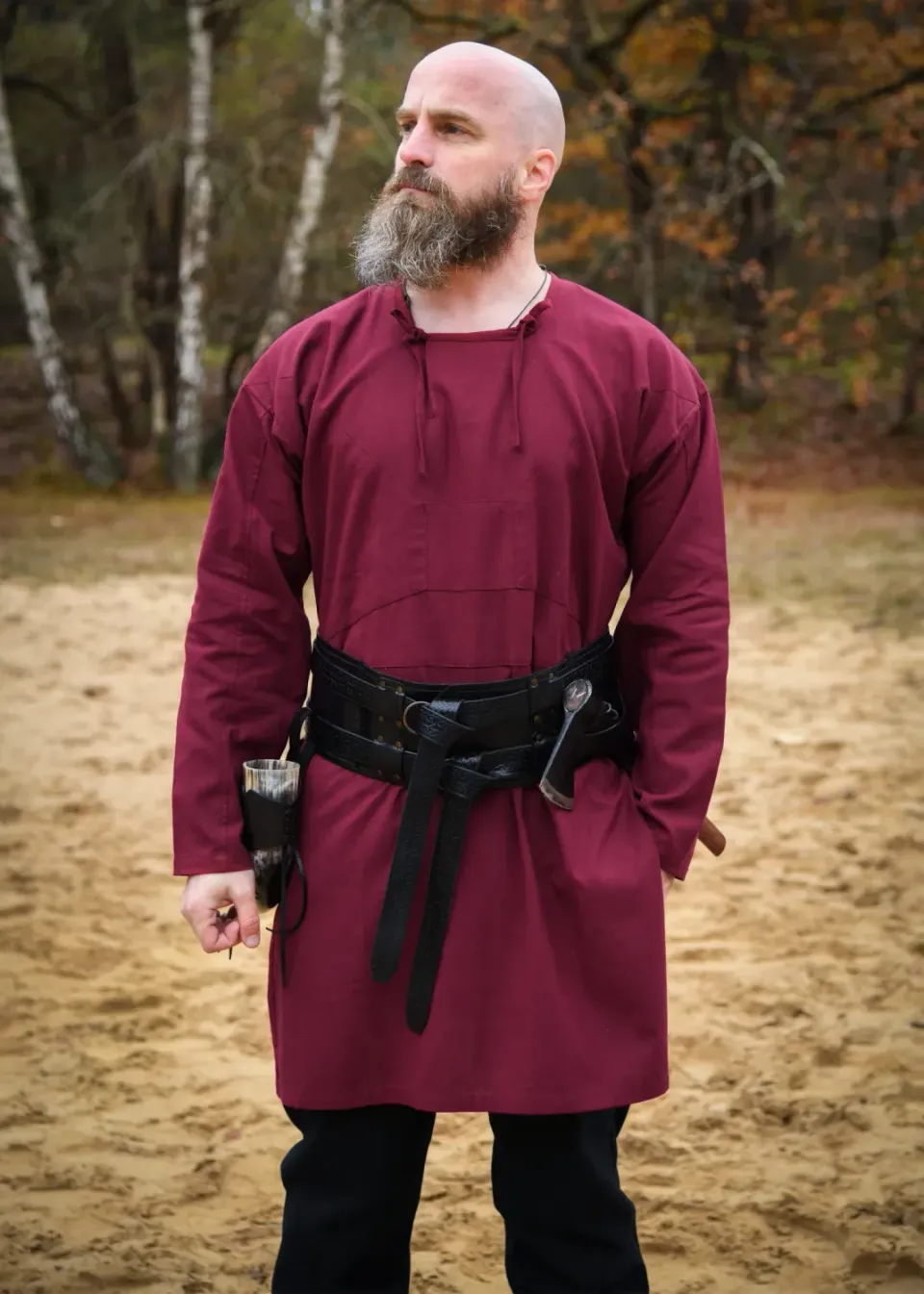 La Bottega di Merlino Tunica Viborg Cotone Bordeaux S-XXL