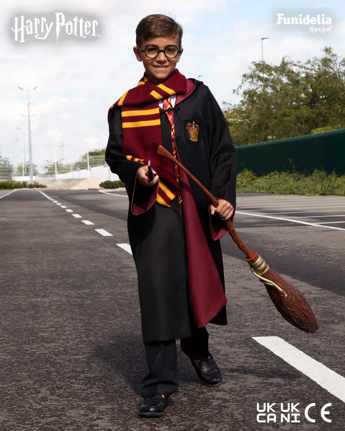 Funidelia Harry Potter Kit Costume Bambino 3-4 Anni Ufficiale