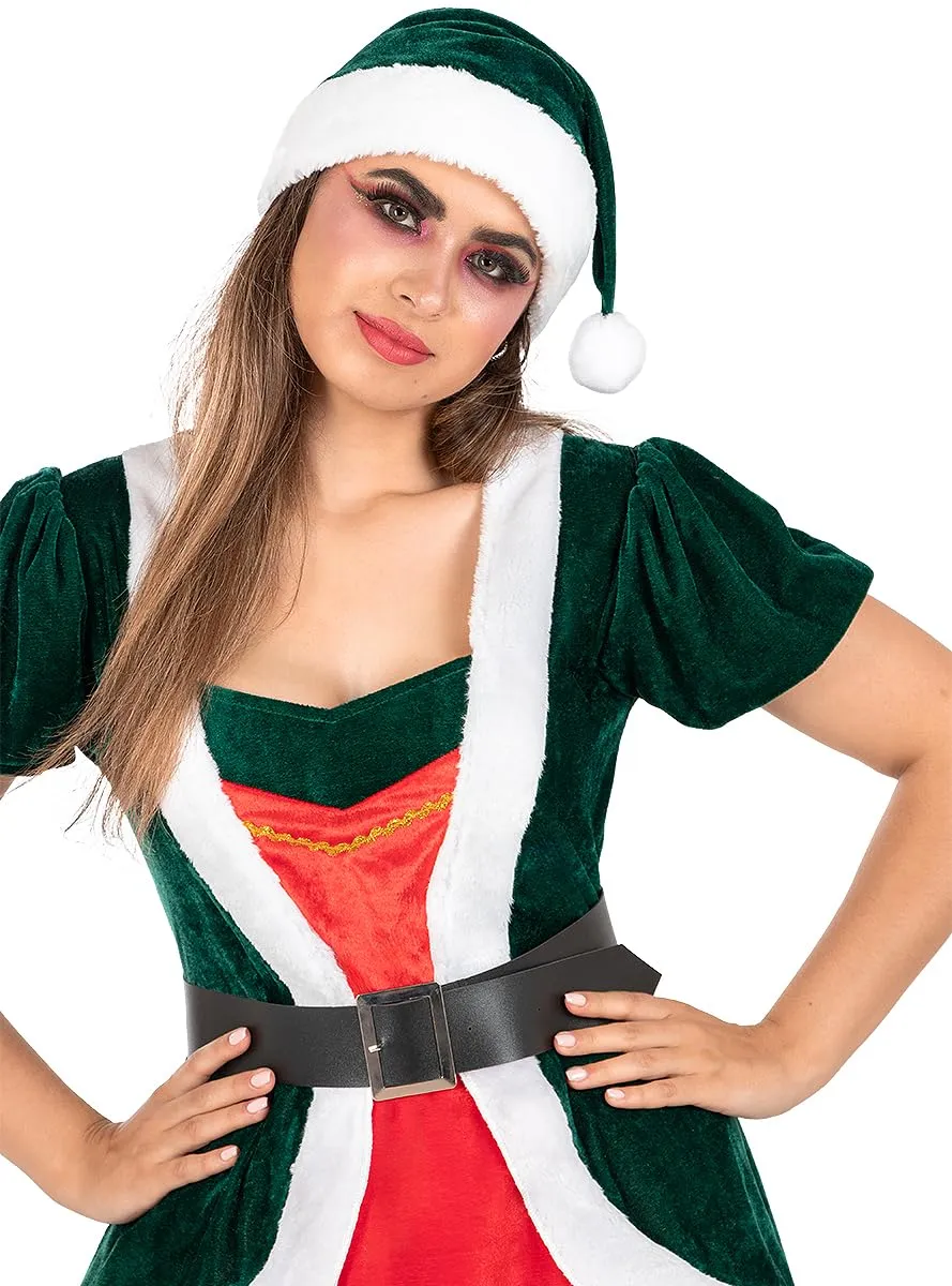 Funidelia Elfa Natalizia Costume Donna M verde sexy