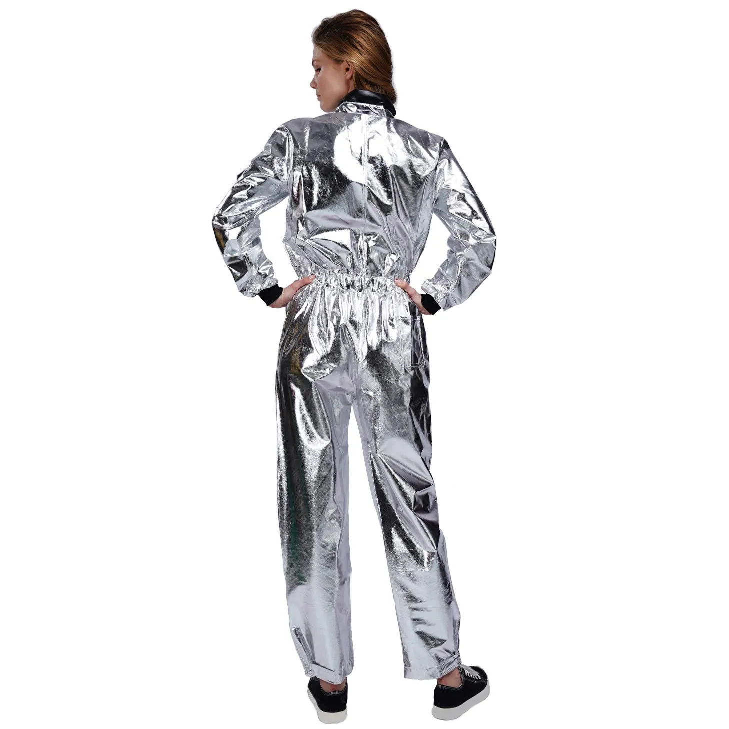 SEA HARE Tuta Astronauta Costume Donna Senza Cappello Metallizzato