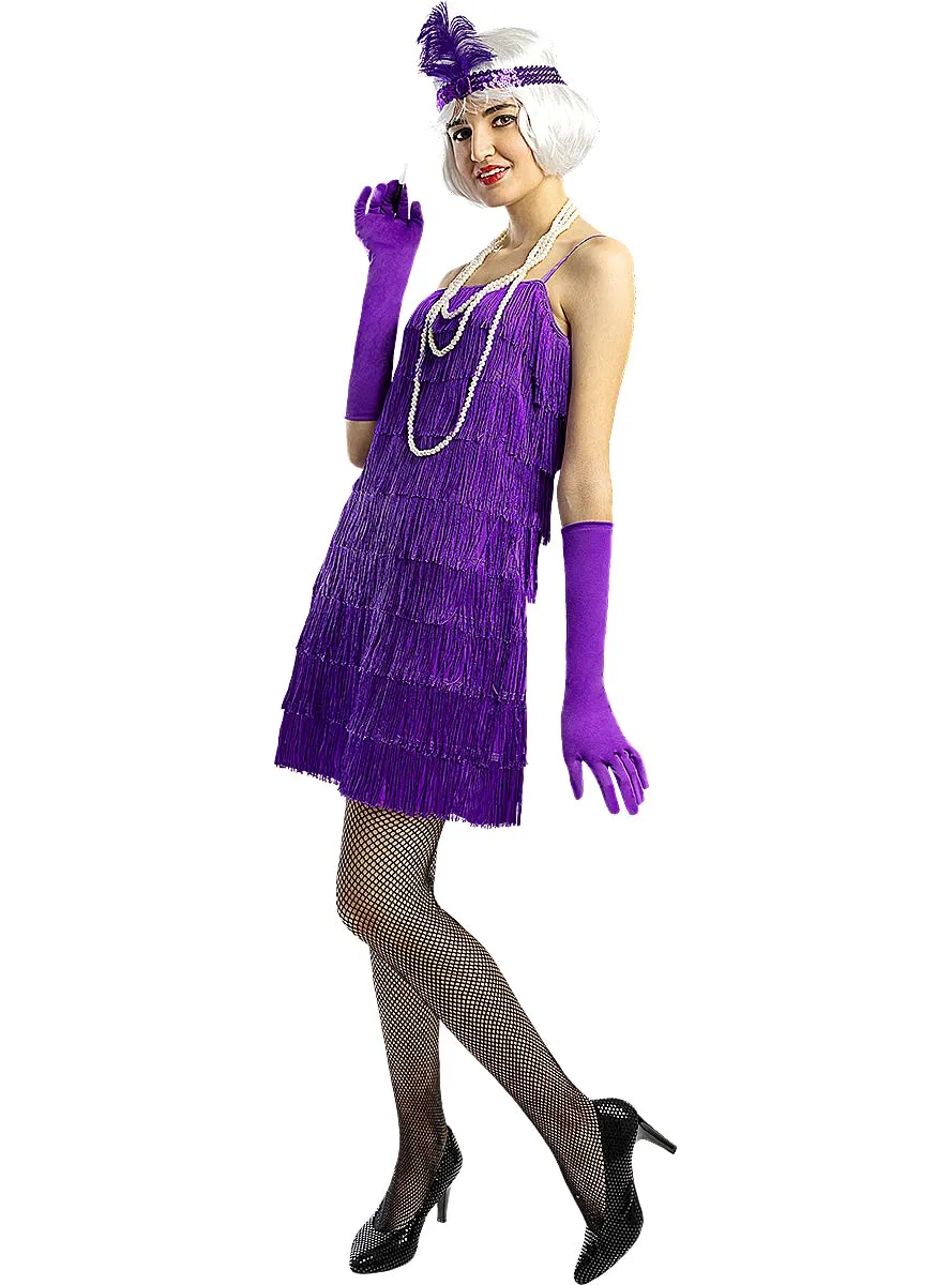 Funidelia Charleston anni 20 costume donna viola taglia S