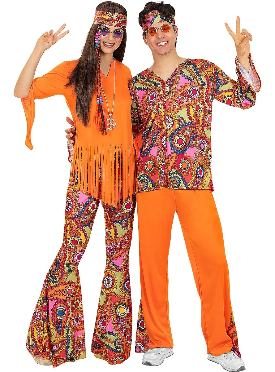Funidelia Occhiali Hippie Accessorio Costume Viola Anni 60