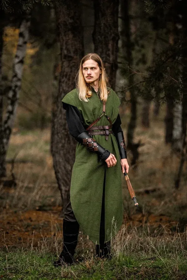 La Bottega di Merlino Tunica Arun Verde costume cotone