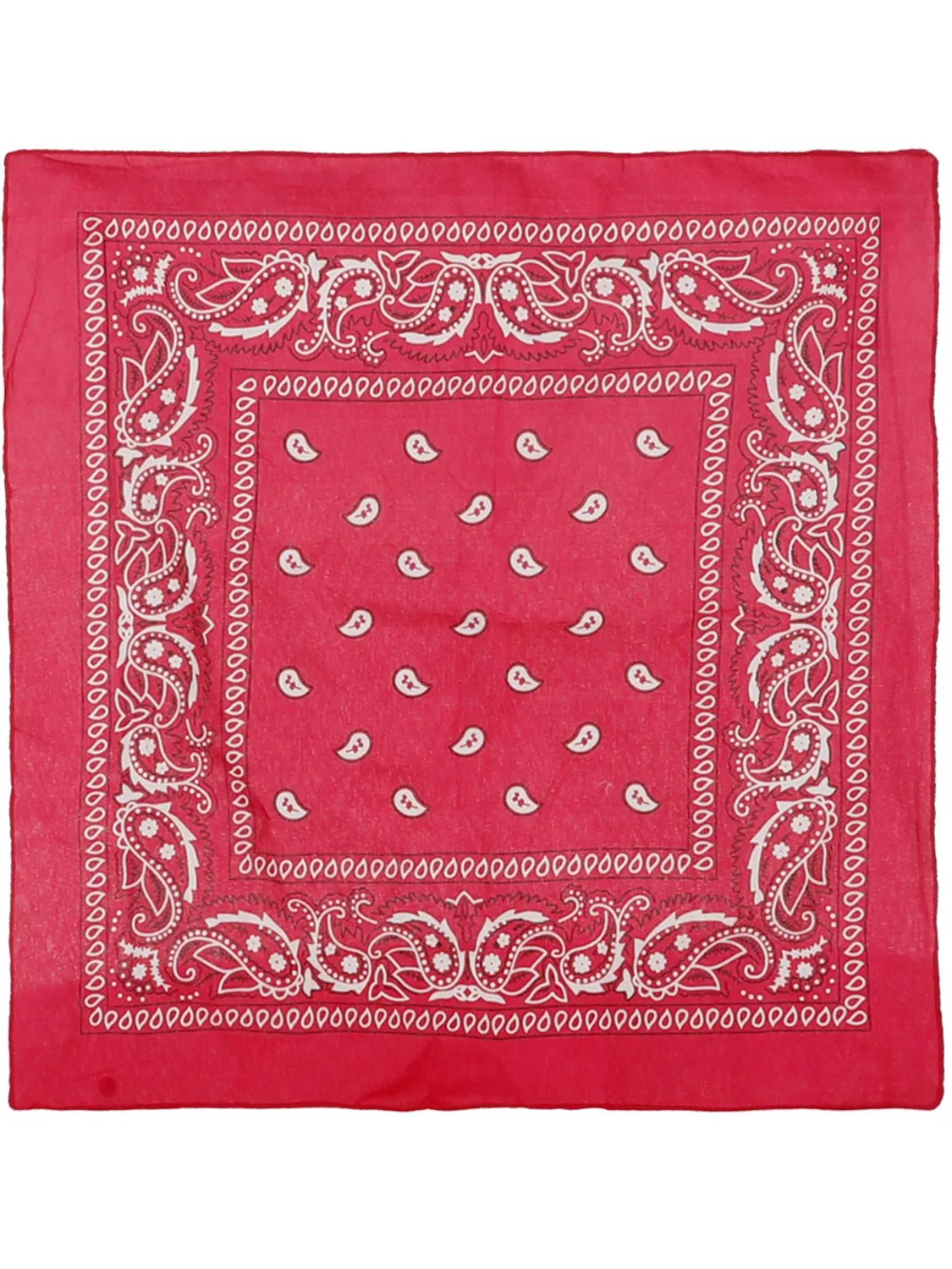 Smiffys Cowboy bandana rosa hot pink taglia unica