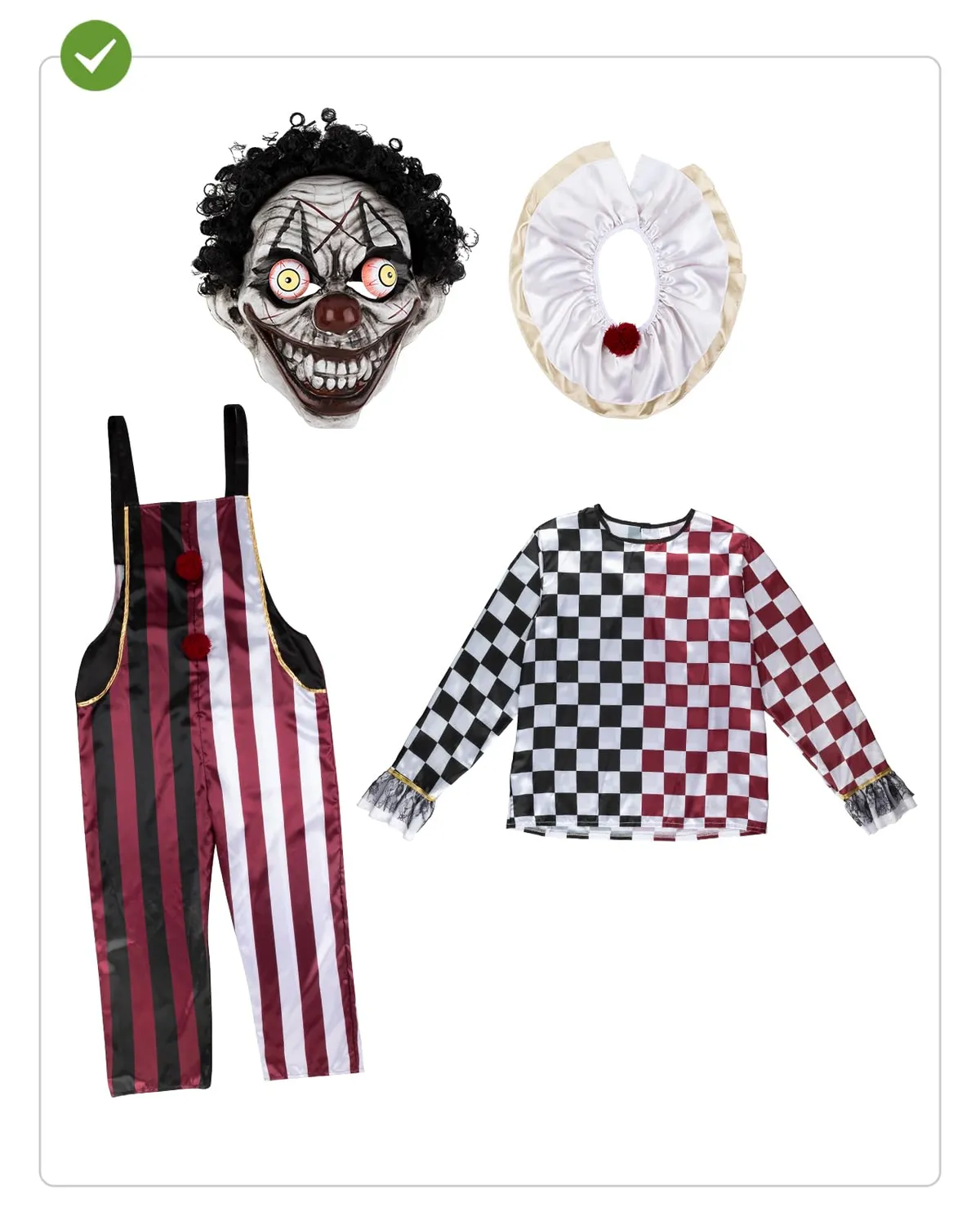 Funidelia Pagliaccio Assassino costume uomo XL premium