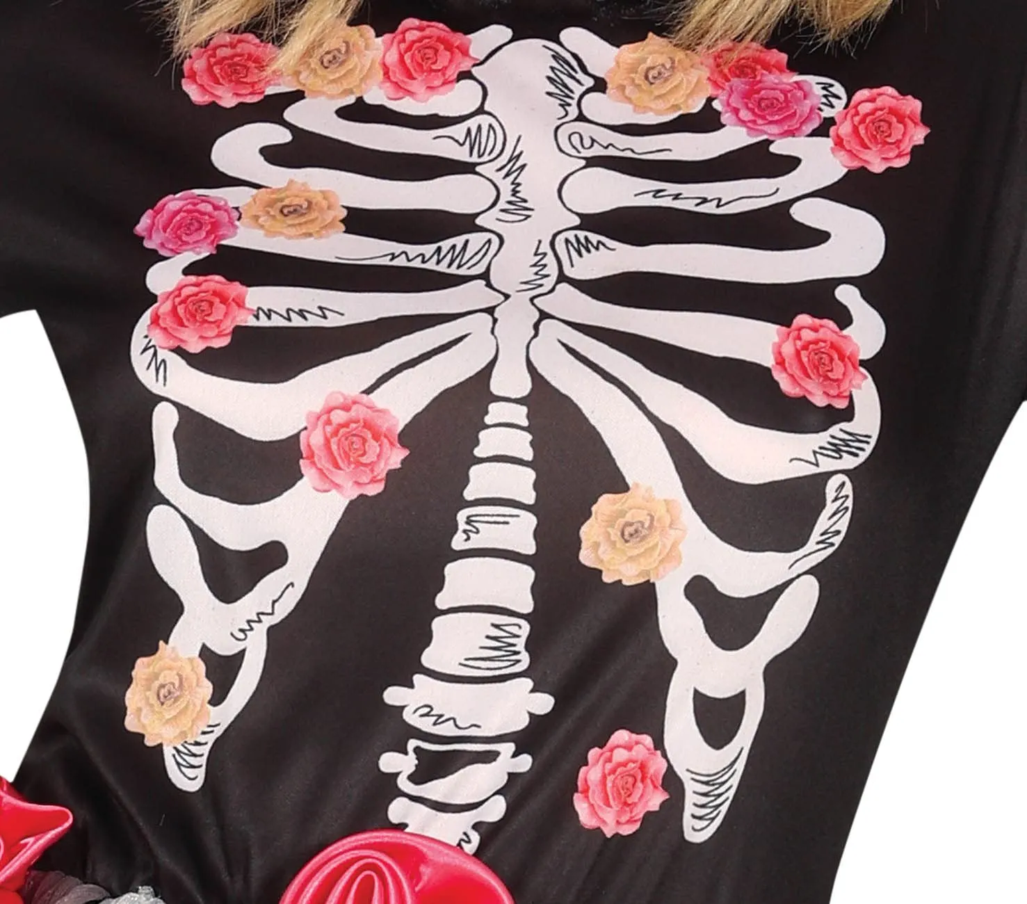 Fiestas Guirca Costume Scheletro Rose Donna S Velo