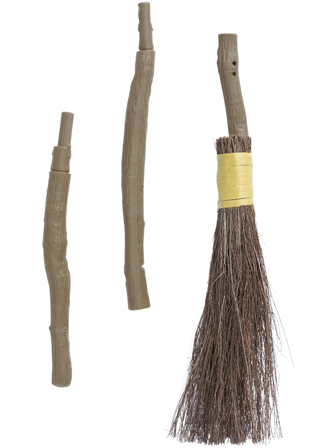 Smiffys Extendable Authentic Broomstick scopa strega 98 cm realistica