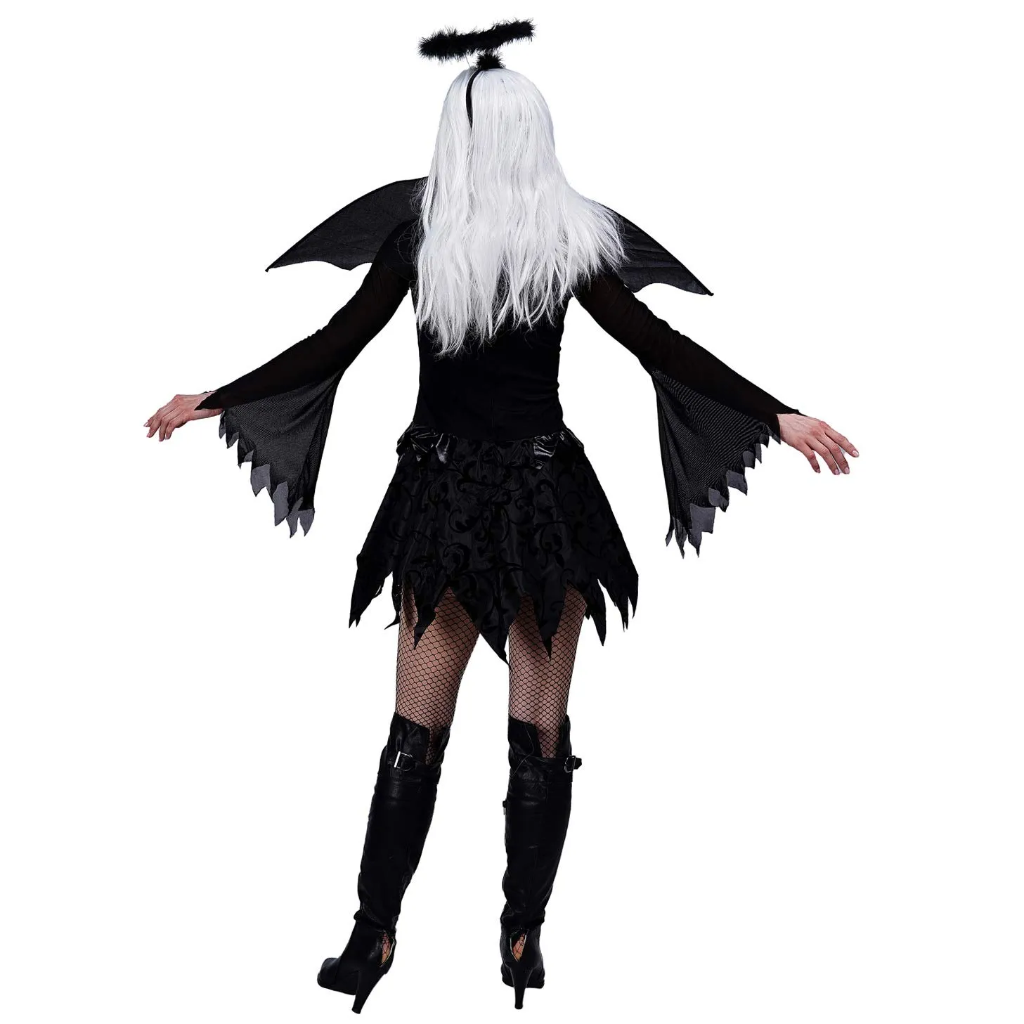 SEA HARE Angelo Caduto costume donna nero con ali
