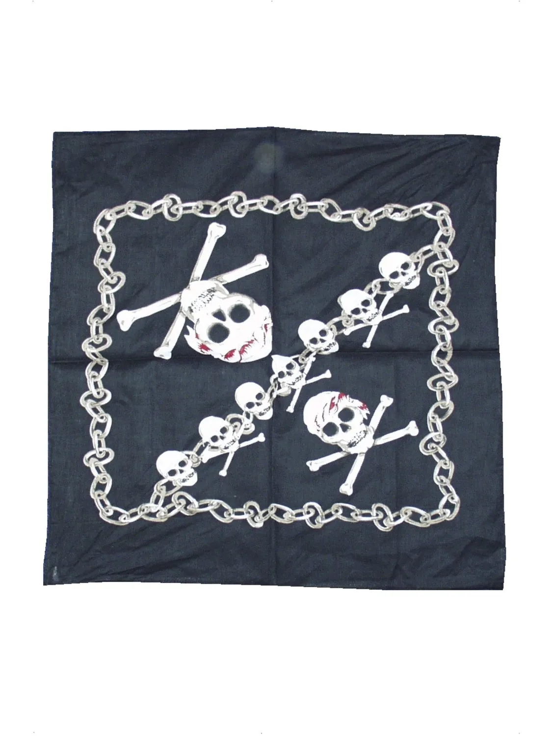 Smiffys Pirate Bandana pirata adulto nera teschio