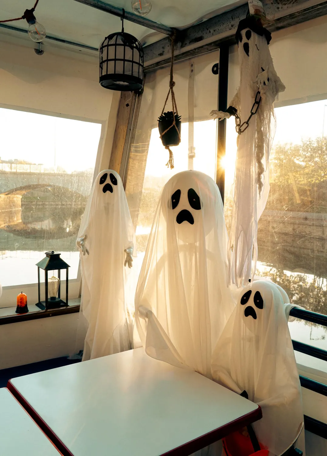 P'tit Clown Fantasmi decorazione Halloween 160 cm 4 pezzi