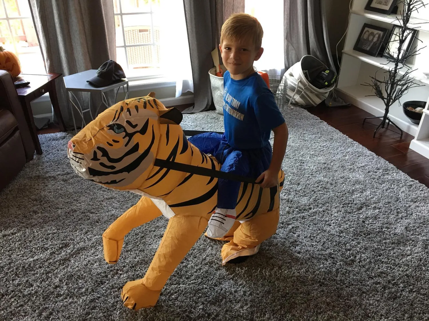 Bodysocks Tigre Costume Gonfiabile Bambini con Ventola