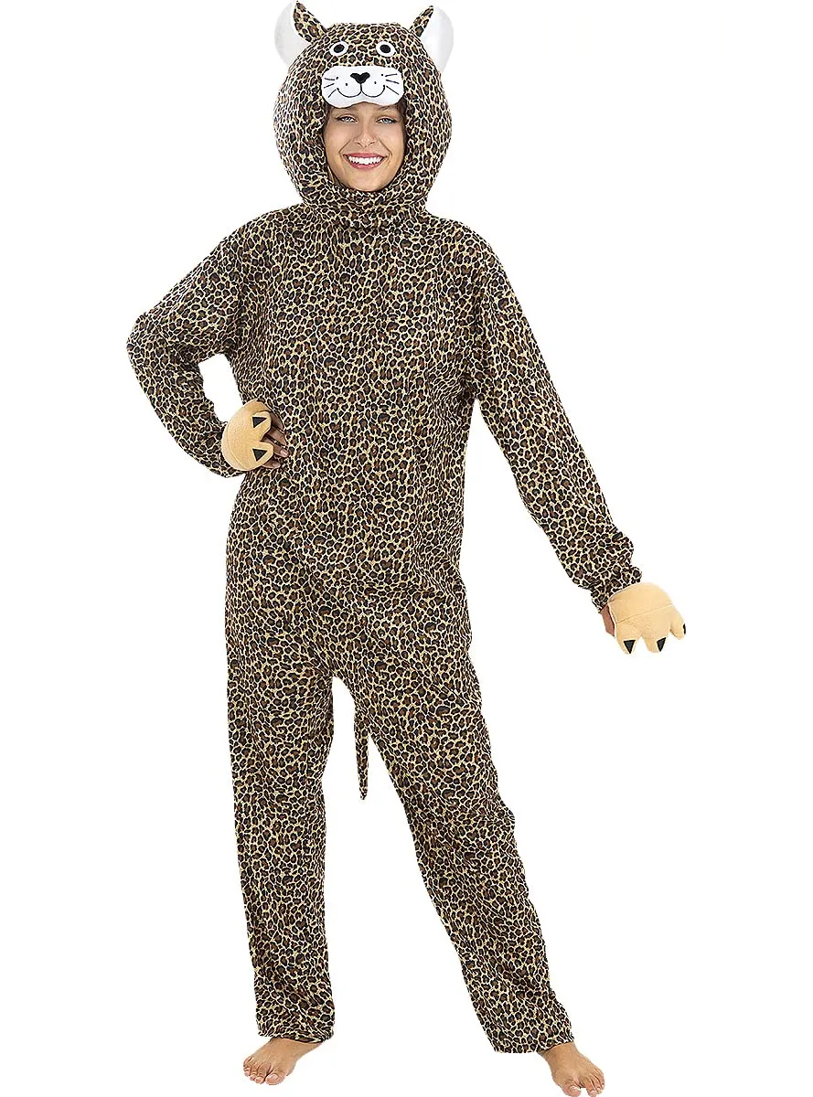 Funidelia Leopardo costume adulto marrone animali giungla