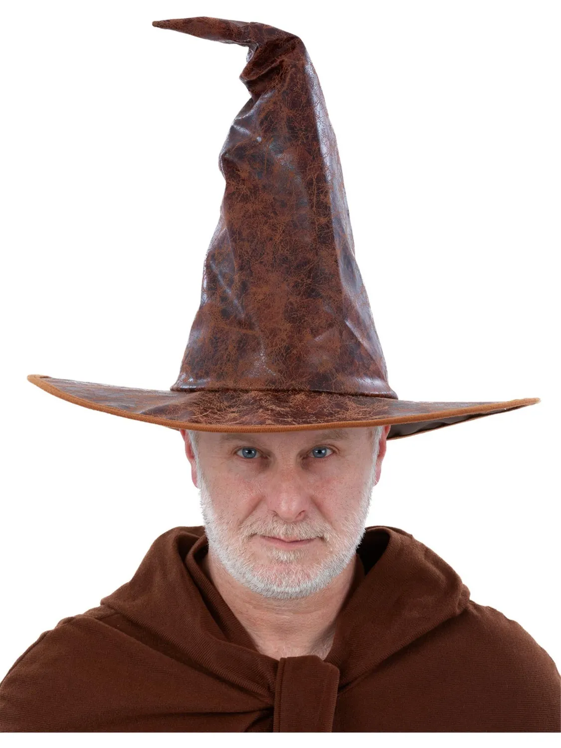 Smiffys Wizard cappello mago marrone invecchiato